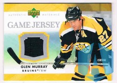 2007-08 Upper Deck Game Jersey Series 1 Glen Murray #J-GM